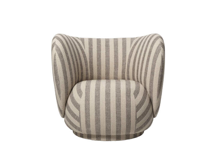 Lounge Chair Rico Louisiana, sand/off-white
