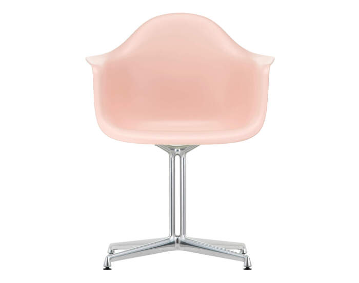 Židle Eames DAL, pale rose polished aluminium