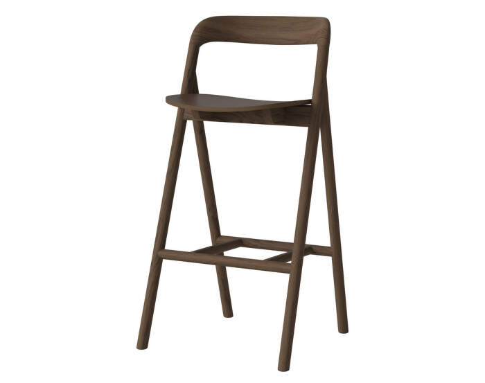 Barová stolička Fenri 75 cm, dark oiled oak