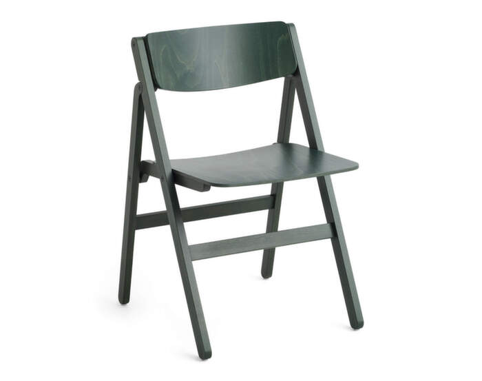 Skladacia stolička Backflip, cedar green lacquered beech