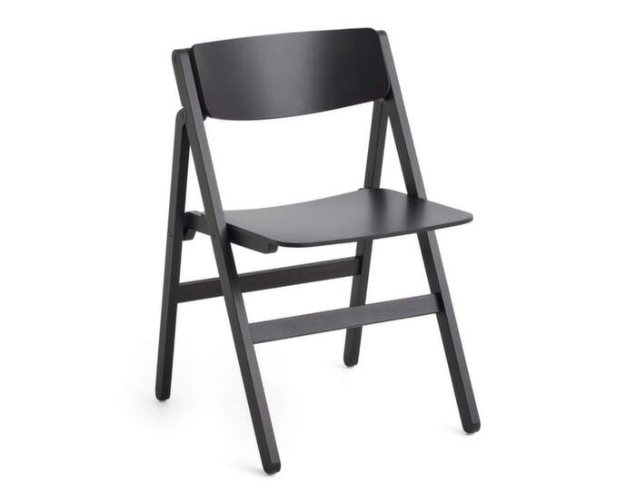 Skladacia stolička Backflip, anthracite lacquered beech