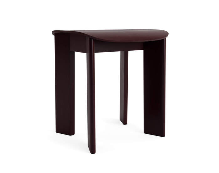 Stolička Chisel 10, dark bordeaux lacquered beech
