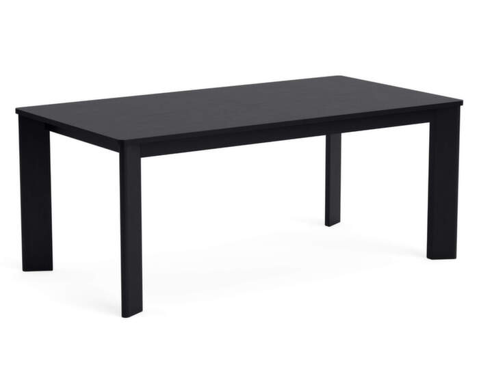 Rozkladací stôl Chisel 630 Extendable Rectangular, black laquered oak