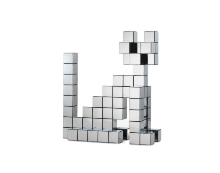 Kočka Panton Cube, chrome