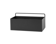 Nástenný box Wall Box Rectangle, black