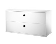 Komoda String Chest With Drawers 78 x 30, white