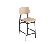 Barová stolička Loft 65 cm, black/oak