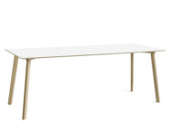 Stôl CPH Deux 210 L200, pearl white/beech