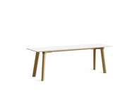 Lavica CPH Deux 215 L140, pearl white/oak