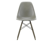 Stolička Eames Fiberglass DSW, raw umber/black maple