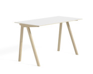 Stôl Copenhague CPH 90, lacquered solid oak/white linoleum