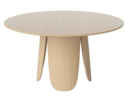 Jedálenský stôl Peyote, white pigmented lacquered oak