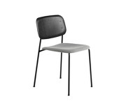 Stolička Soft Edge 40, black oak/black powder coated steel, Steelcut Trio 124