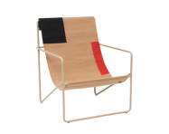 Kreslo Desert Lounge Chair, cashmere/block