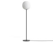 Stojacia lampa Lantern Floor Lamp, Medium, Frosted White Opal Glass