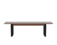 Lavica Nord 160 cm, black oak/oiled walnut