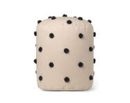 Pouf Dot, Sand/Black