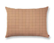 Vankúš Brown Cotton Grid Large