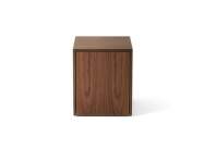 Odkladací stolík Mass Side Table w. Drawer, natural walnut