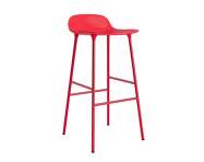 Barová stolička Form 75 cm, bright red/bright red