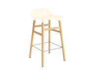 Barová stolička Form 65 cm, cream/oak