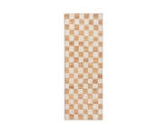 Jutový koberec Check Wool Runner 70x180, off-white/natural