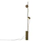 Stojacia lampa Post, brown green