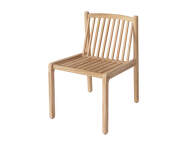 Záhradná stolička Patio, untreated solid teak