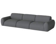 Trojmiestna pohovka Núvol, dark grey