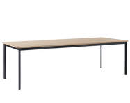 Jedálenský stôl Drip HW117, black/lacquered oak