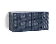 Skrinka Perforated Cabinet Wall Small, steel blue