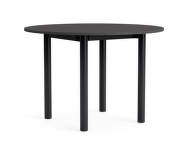 Stôl Annex Round Ø110, black oak/dark grey