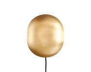 Nástenná lampa Clam, brass