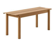 Lavica Linear Steel Bench 110 cm, burnt orange