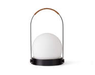 Prenosná lampa Carrie Leather Handle, black