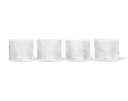 Poháre Ripple Low set 4ks, clear