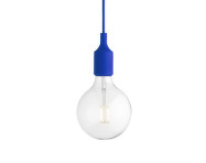 Závesná LED lampa E27, blue
