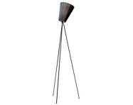 Ex-display stojacia lampa Oslo Wood, black