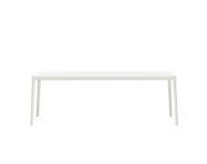 Jedálenský stôl Plate 100x220, white MDF table top/white base