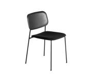 Stolička Soft Edge 45, black powder coated steel/Steelcut 190