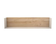 Polica U shelf L, oak/white