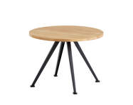 Konferenčný stolík Pyramid Coffee Table 51, Ø60 x 44 cm, black powder coated steel / oiled solid oak