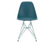 Stolička Eames DSR RE, sea blue / sky blue