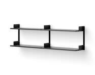 Policová zostava Chamber Shelf, black ash/black