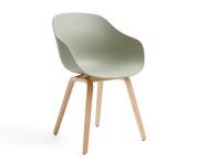 Stolička AAC 222 Lacquered Oak Veneer, pastel green