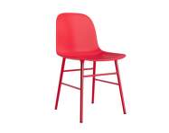 Stolička Form, bright red/bright red