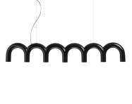 Závesné svietidlo Arch Straight, black
