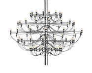 Luster 2097/75 Clear Bulbs, chrome