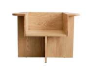 Kreslo Brutus, natural oak