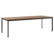 Jedálenský stôl Drip HW117, black/lacquered walnut